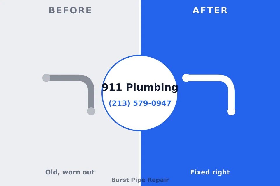 Before and after: plumbing company New Lisbon, WI